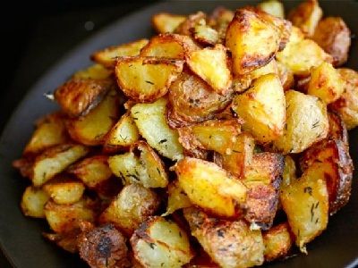 Жареная картошка в духовке