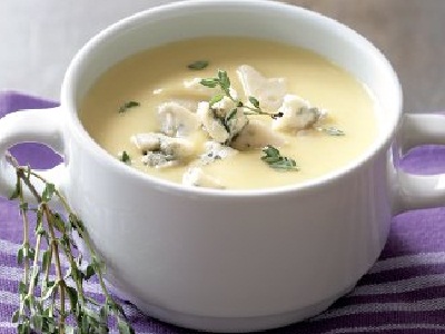 Картофельный суп с сыром