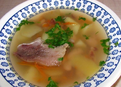 Суп из свиных ножек