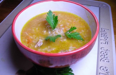 Суп из баранины с рисом